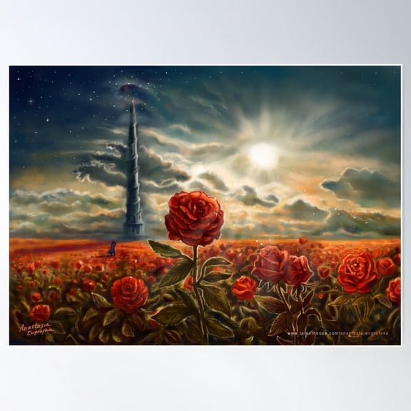 The Dark Tower Poster Wall Art, Modern Wall Decor For Living Room Bedroom, 12x18 UNFRAMED