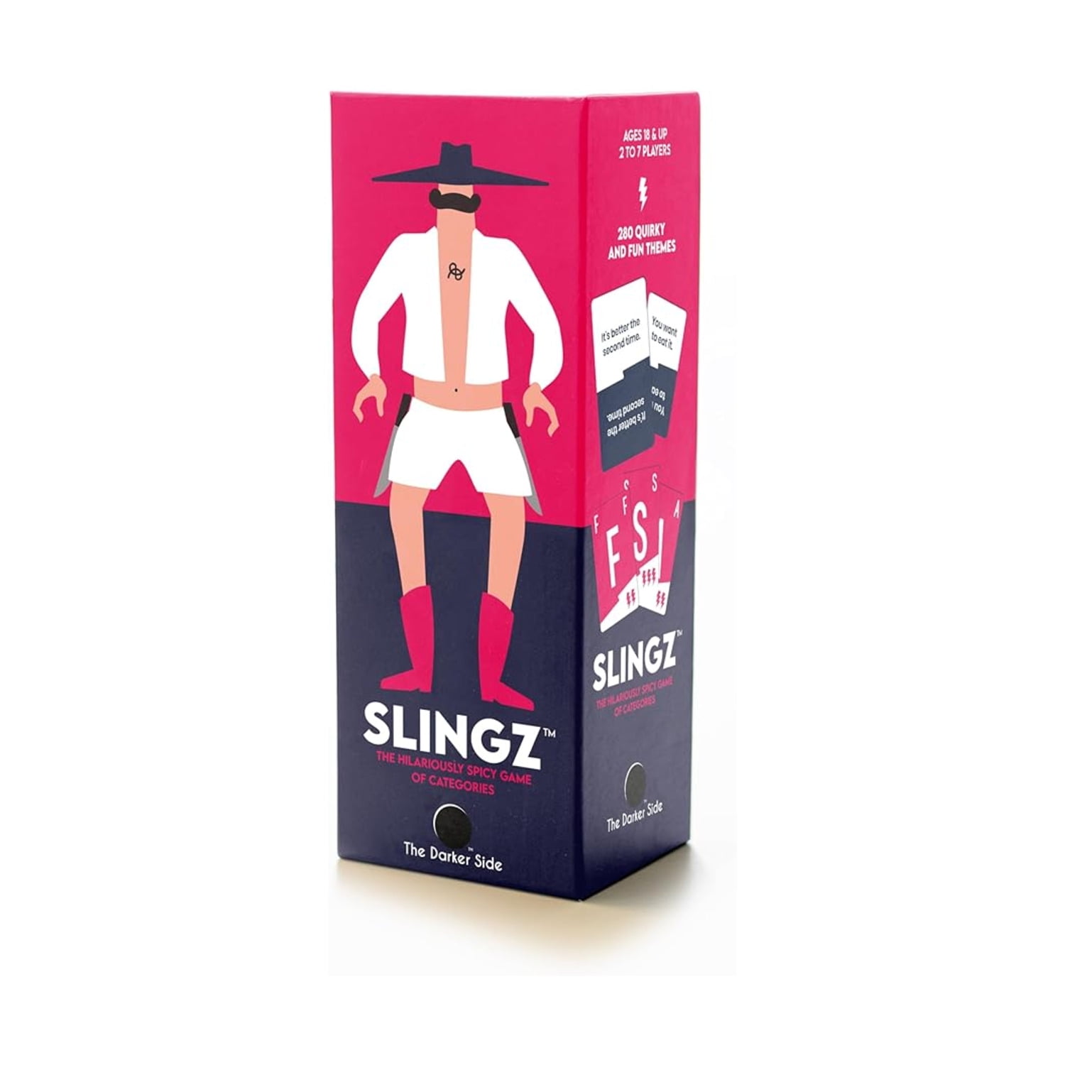 The Darker Side Slingz - Adult Party Card Game for 2-7 Players