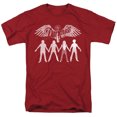 thumbnail image 1 of The Darkness Join Hands S/S Adult 18/1 T-Shirt Cardinal, 1 of 1