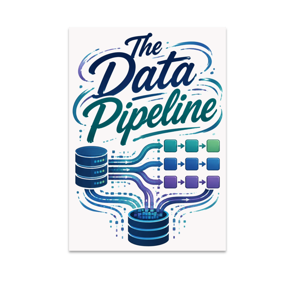 The Data Pipeline Wall Art - Data Engineer Enthusiast - 13x19 Poster Print