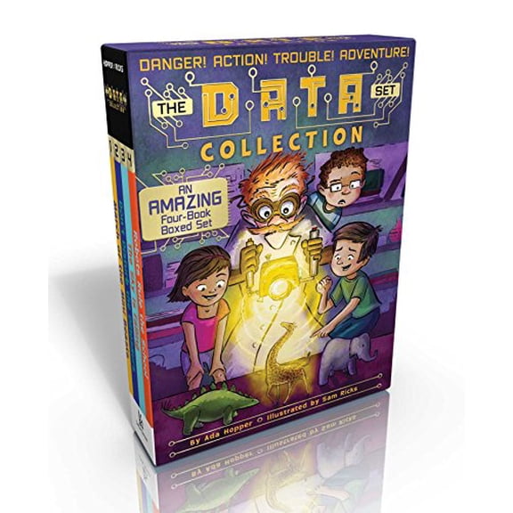 Pre-Owned The Data Set Collection: March of the Mini Beasts; Don't Disturb the Dinosaurs; The Sky Is Falling; Robots Rule the School (Paperback) 1481482149 9781481482141
