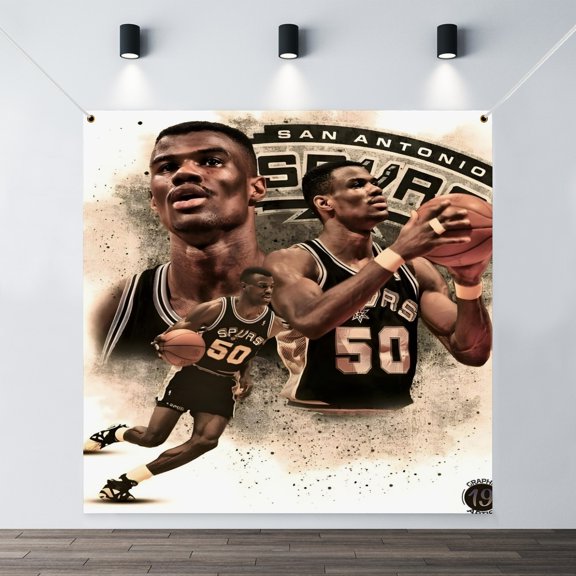 The David and Robinson holiday banner is perfect for adding festive cheer.35.43x35.43in90x90cm