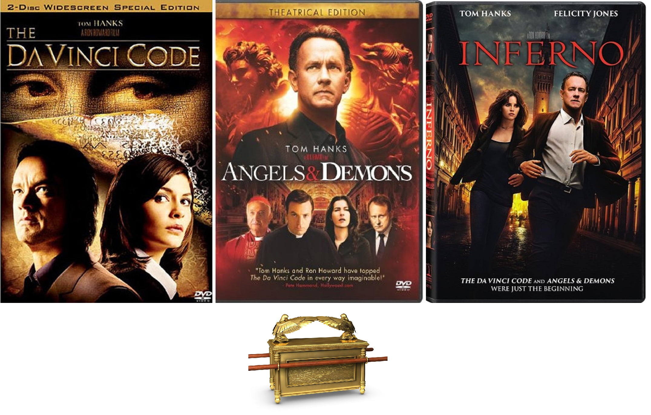 The DaVinci Code Trilogy Action Movie (DVD) Set - Walmart.com