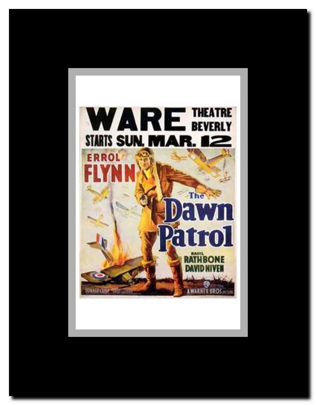 The Dawn Patrol Framed Movie Poster
