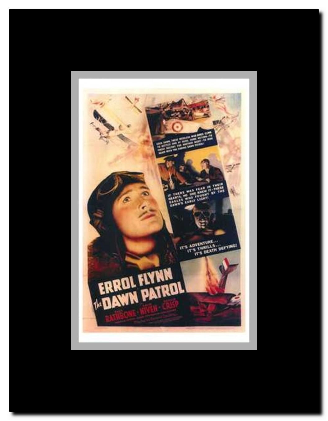 The Dawn Patrol Framed Movie Poster