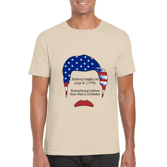 The Day History Began USA 4th Of July Independence 1776 T-Shirt, for men & women, up to size 5XL