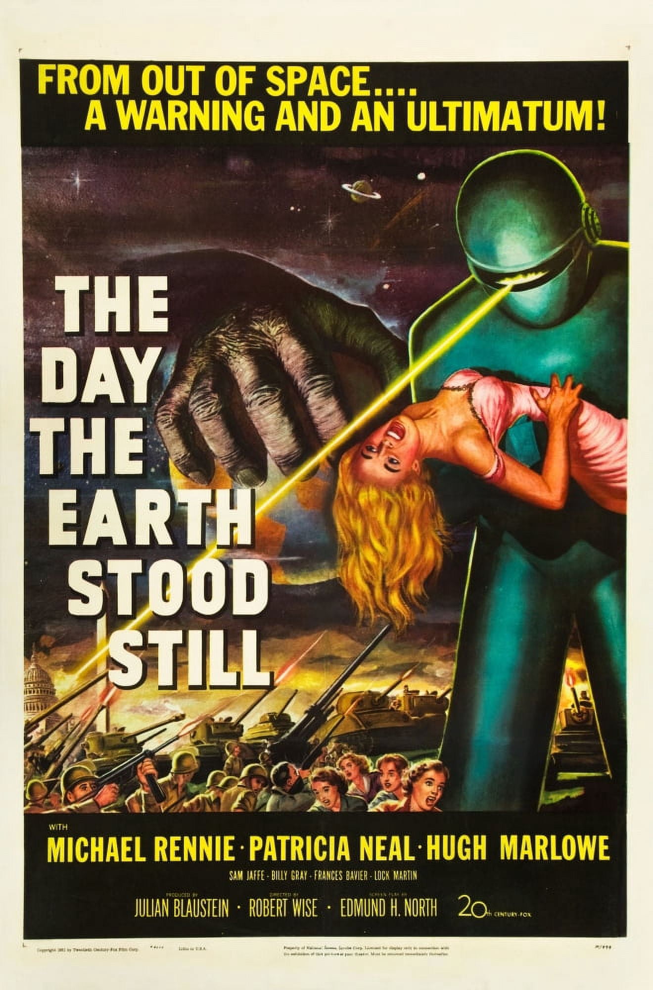 The Day The Earth Stood Still 1951 T Canvas Art - (11 x 17)