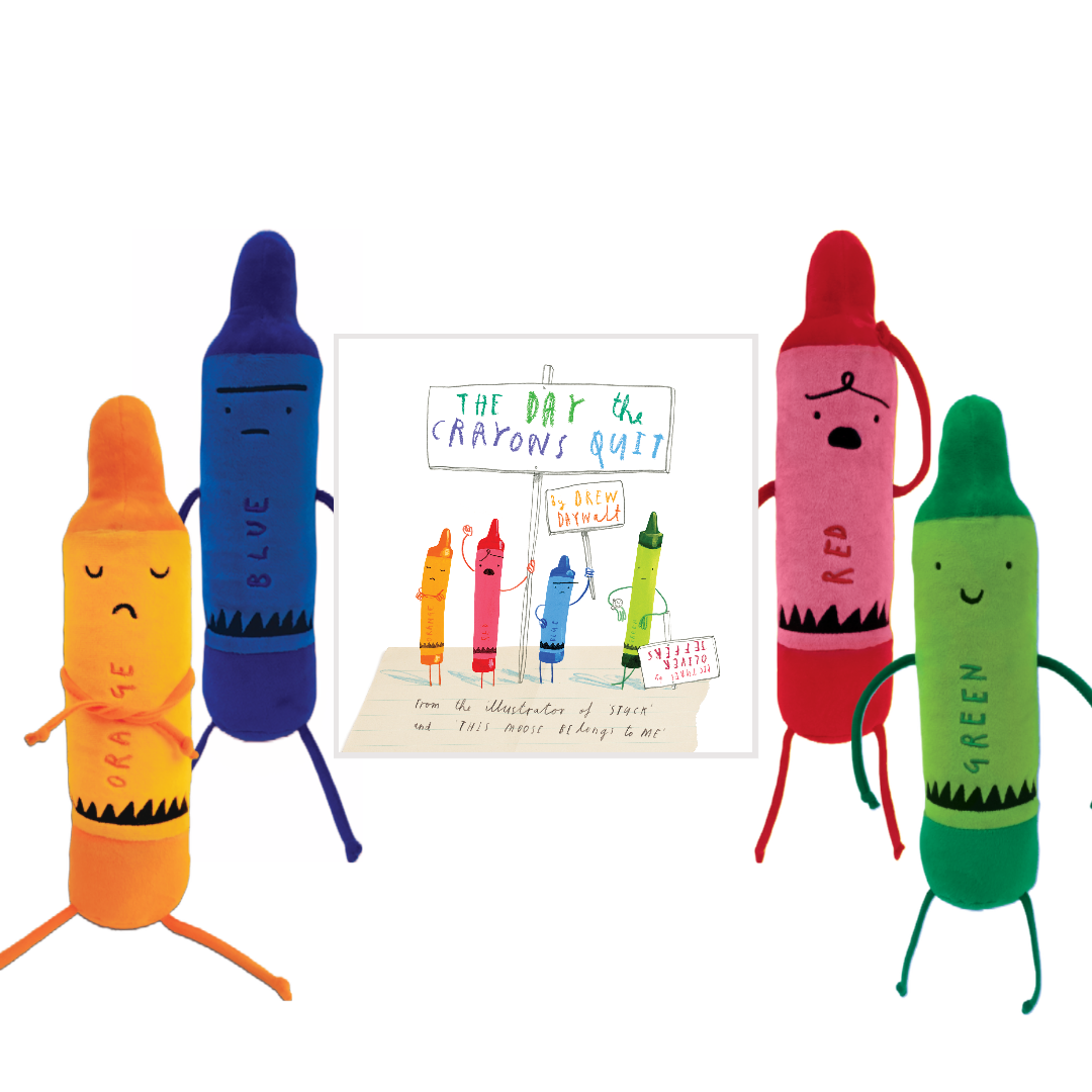 The Day the Crayons Quit Plush Pack