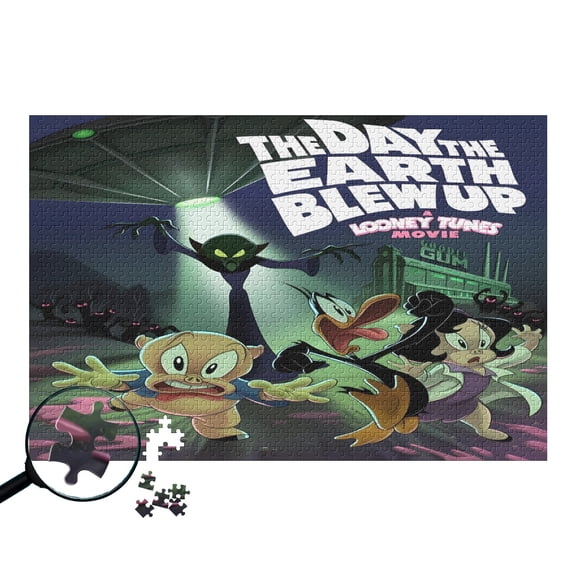 The Day the Earth Blew Up Wooden Photo Puzzle.300 Pieces