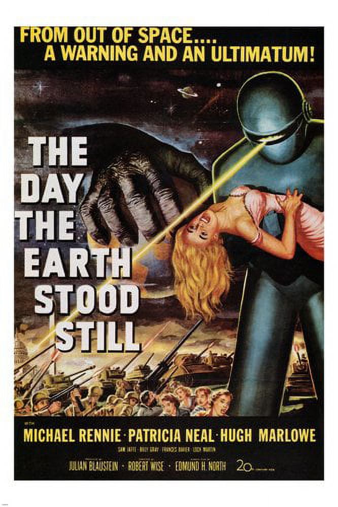 The Day the Earth Stood Still By Robert Wise 1951 Movie Poster 24x36