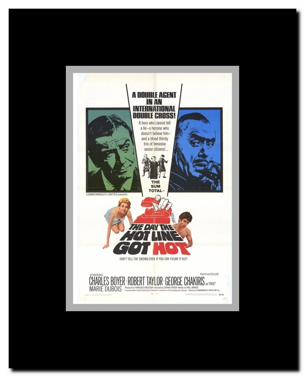 The Day the Hot Line Got Hot Framed Movie Poster