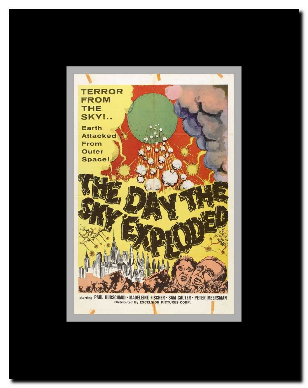 The Day the Sky Exploded Framed Movie Poster