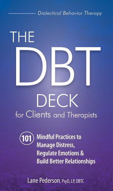 LANE PEDERSON The Dbt Deck for Clients and Therapists (Other)