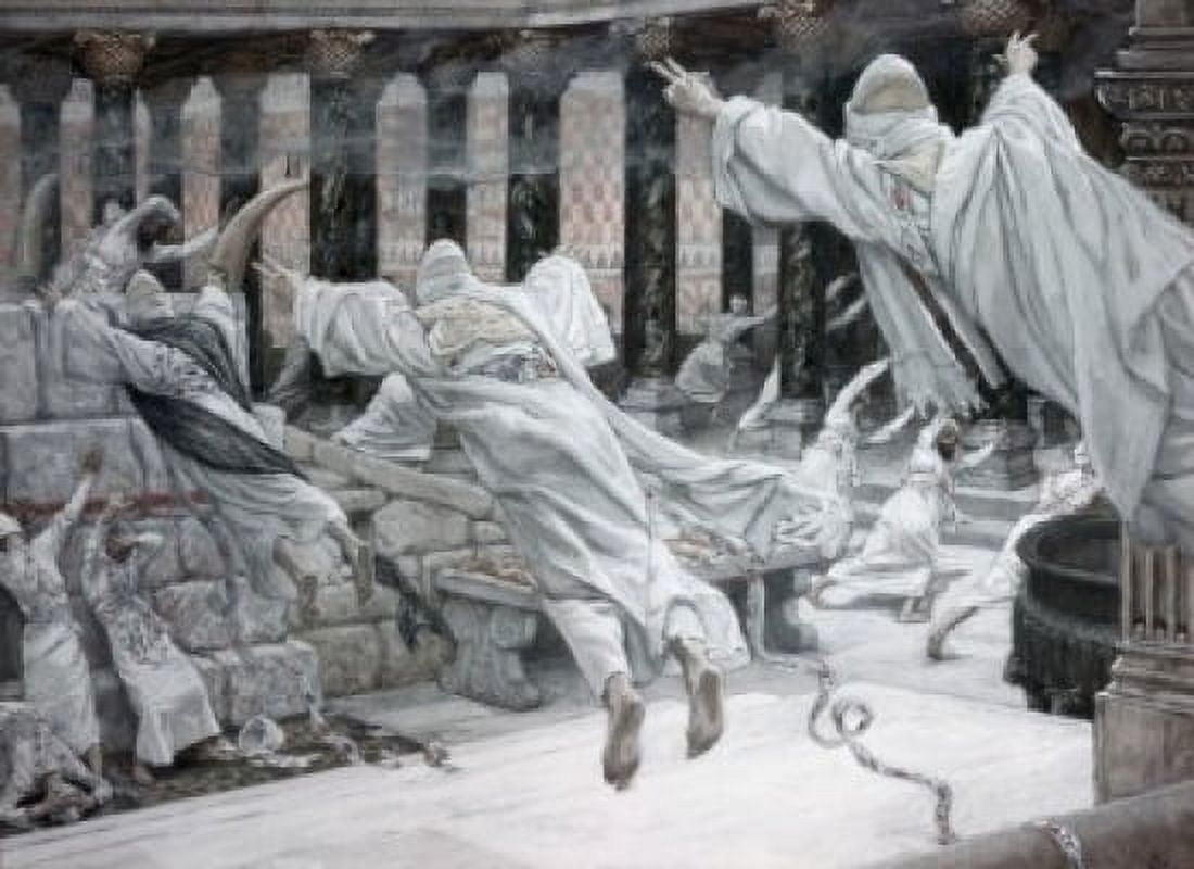 The Dead Appear at the Temple James Tissot (1836-1902 French) Canvas Art - James Tissot (18 x 24)