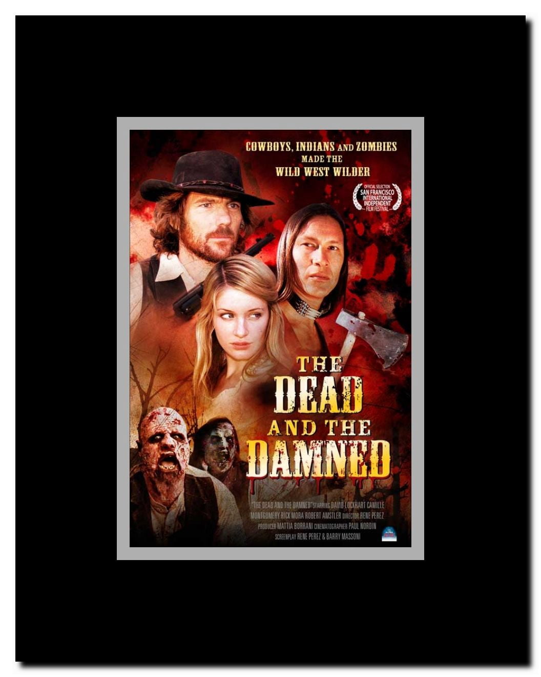 The Dead and the Damned Framed Movie Poster