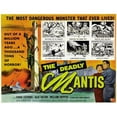 thumbnail image 1 of The Deadly Mantis Bottom Right From Left: Alix Talton Craig Stevens; Half-Sheet Poster 1957. Movie Poster Masterprint (14 x 11), 1 of 1