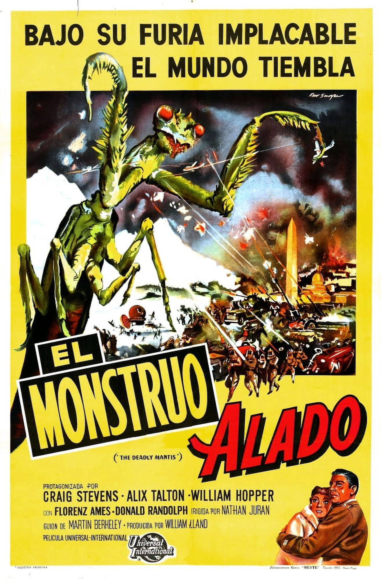 The Deadly Mantis Canvas Art - (11 x 17)