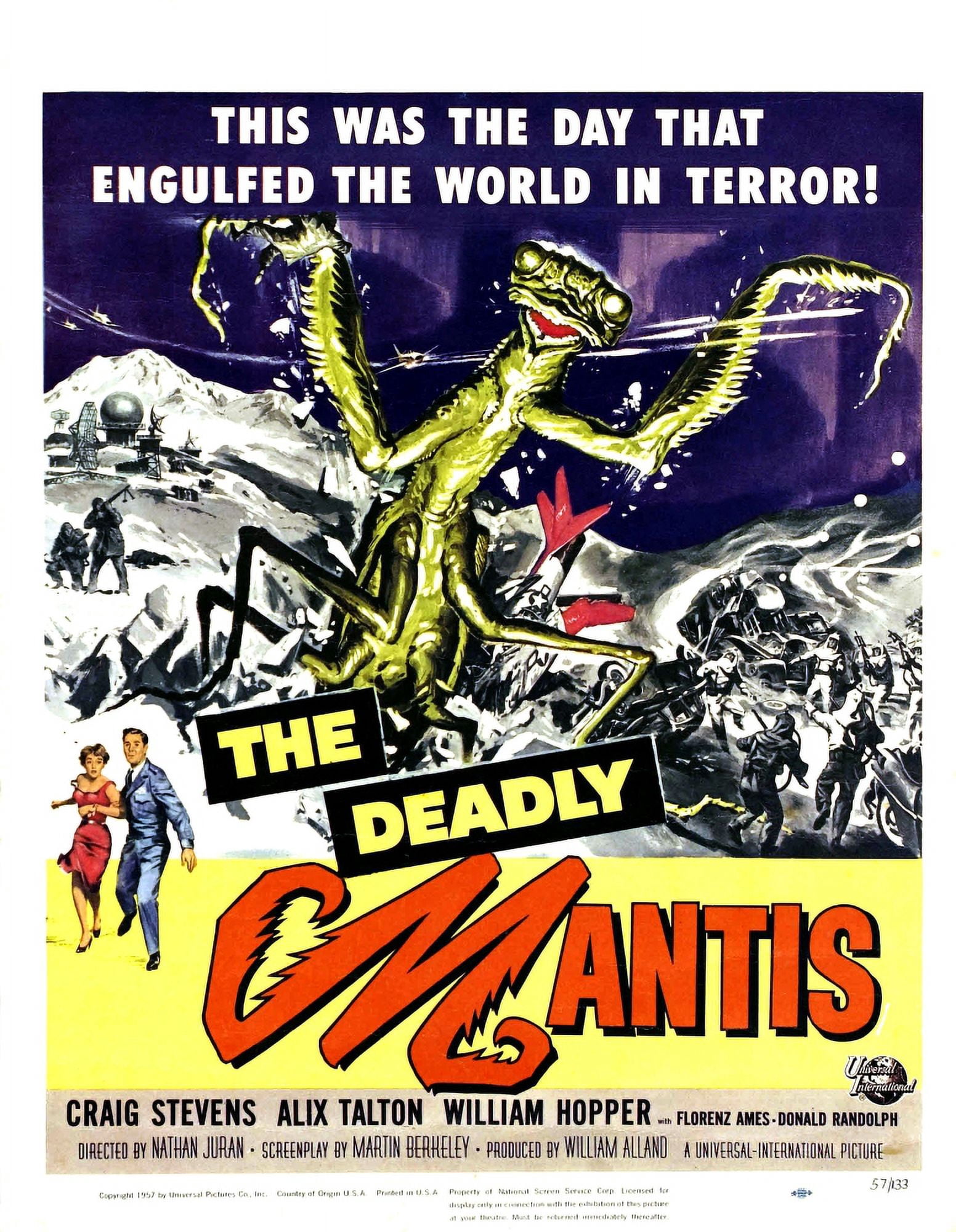 The Deadly Mantis Canvas Art - (11 x 17)