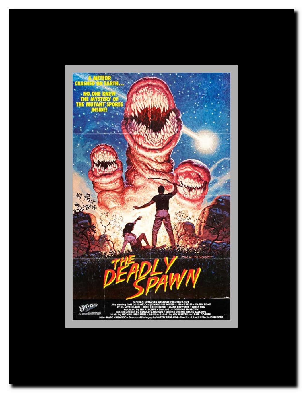 The Deadly Spawn Framed Movie Poster
