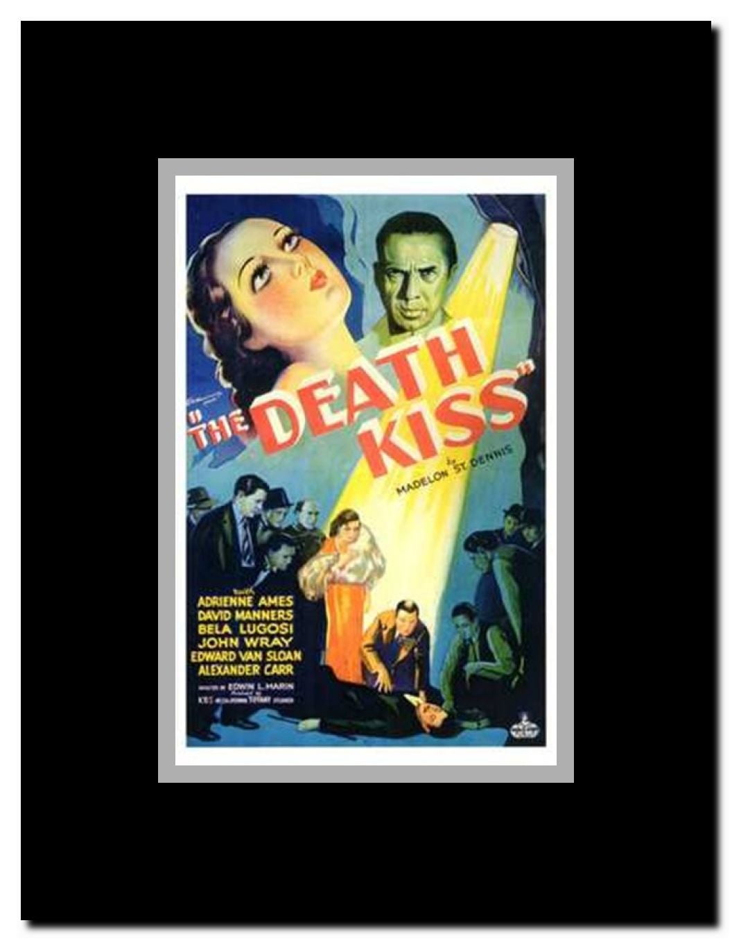 The Death Kiss Framed Movie Poster