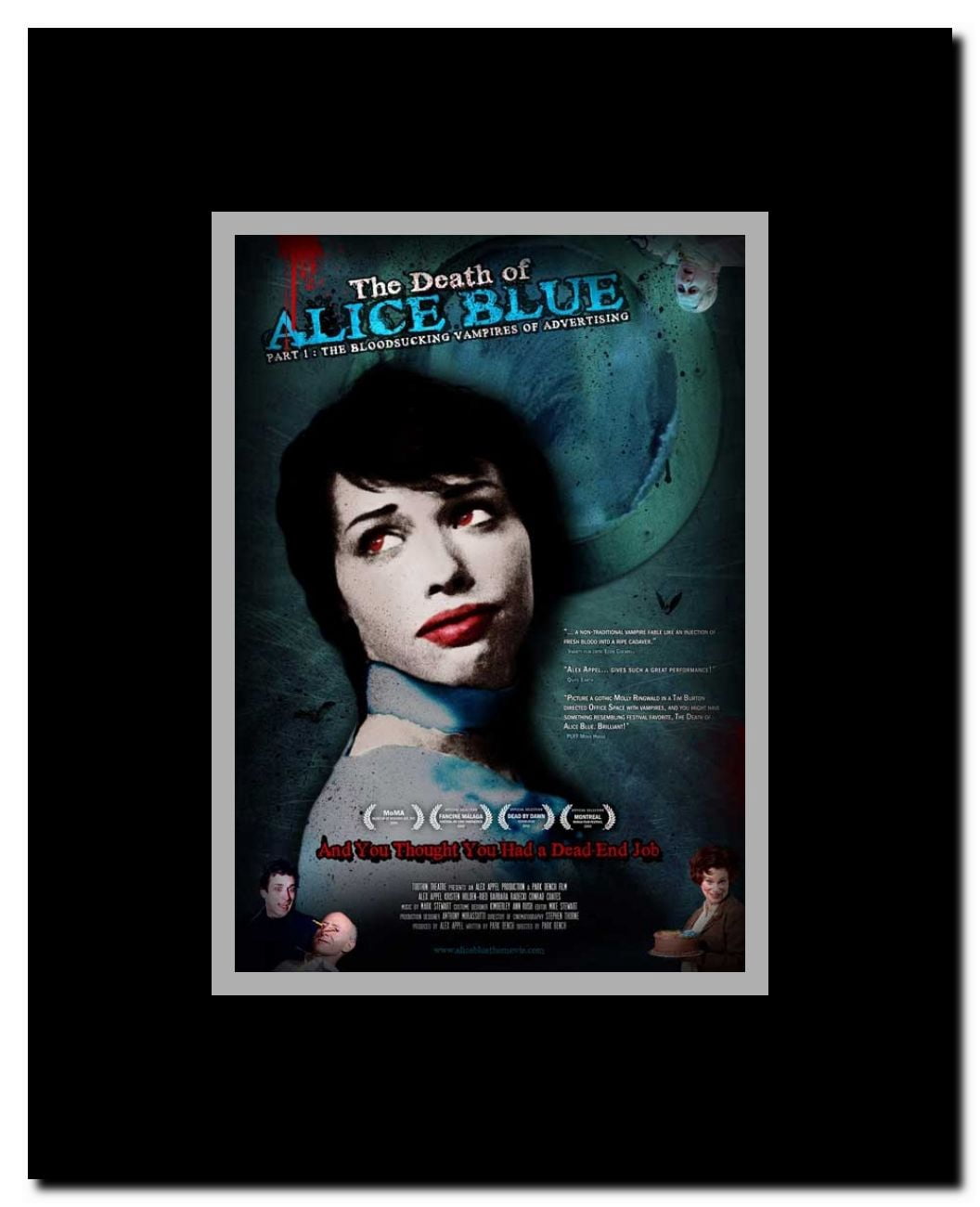 The Death of Alice Blue Framed Movie Poster