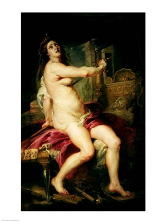 The Death of Dido Canvas Art - Peter Paul Rubens (24 x 36)