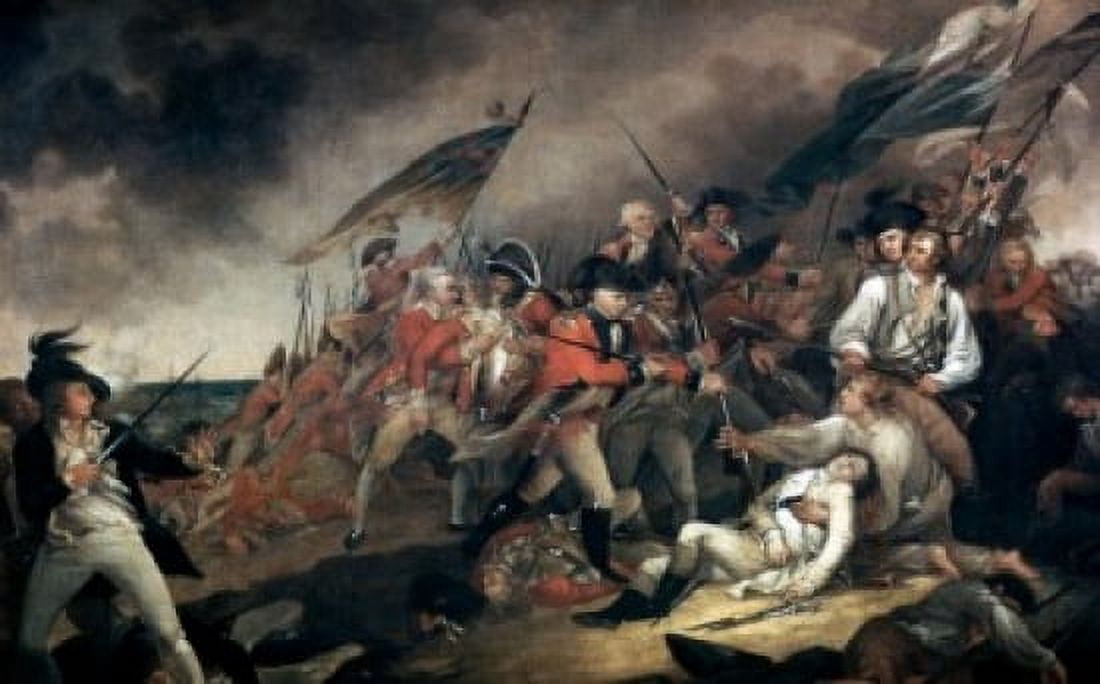 The Death of General Warren at the Battle of Bunker Hill 17 July 1776 John Trumbull (1756-1843American) Canvas Art - John Trumbull (24 x 36)