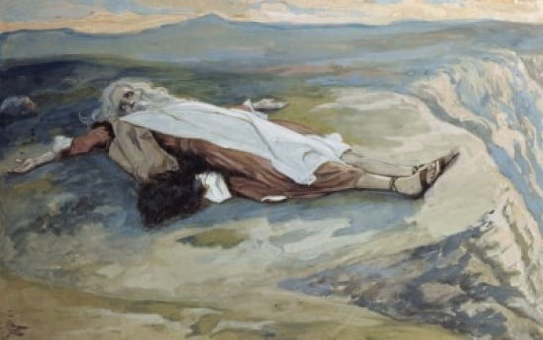 The Death of Moses James J Tissot (1836-1902French) Jewish Museum New York Canvas Art - James Tissot (24 x 36)