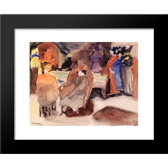 The Death of Nana 20x24 Framed Art Print by Charles Demuth