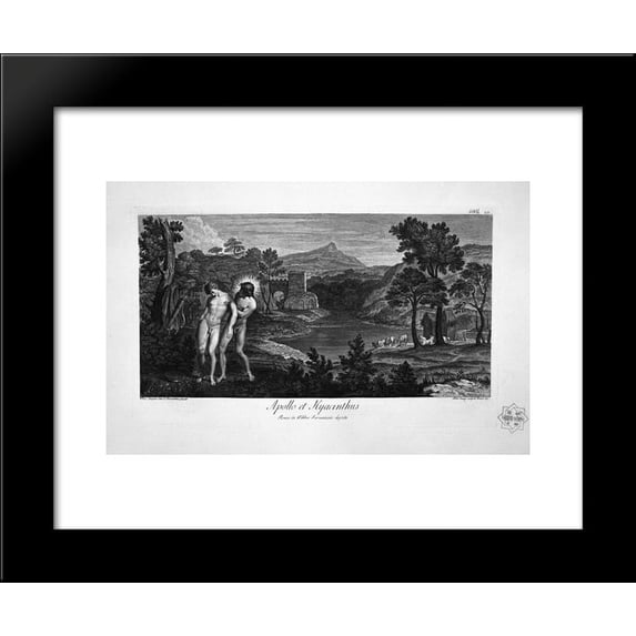 The Death of St. Cecilia 20x24 Framed Art Print by Piranesi, Giovanni Battista