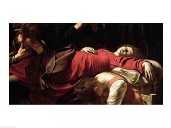 The Death of the Virgin 1605-06 Canvas Art - Caravaggio (36 x 24)