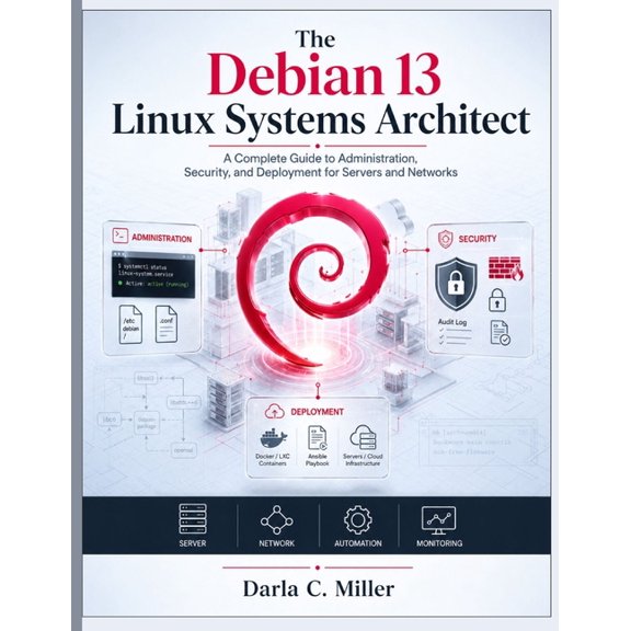 The Modern Engineer's Library The Debian 13 Linux Systems Architect: A Complete Guide to Administration, Security, and Deployment for Servers and Netw, (Paperback)