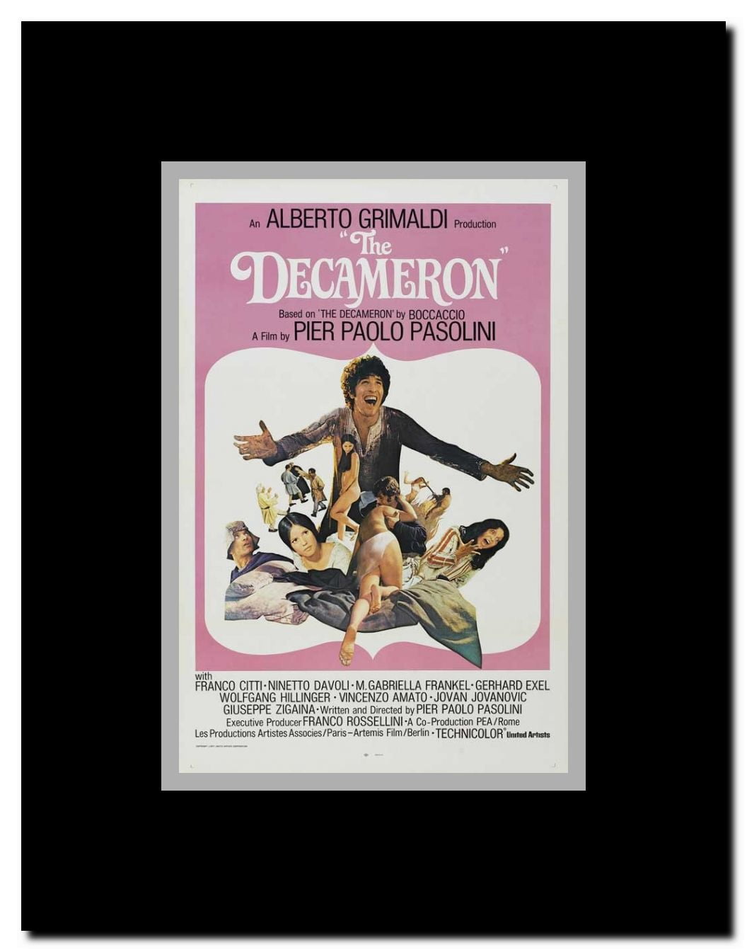 The Decameron Framed Movie Poster