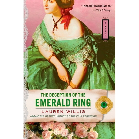 Pink Carnation: The Deception of the Emerald Ring (Series #3) (Paperback)