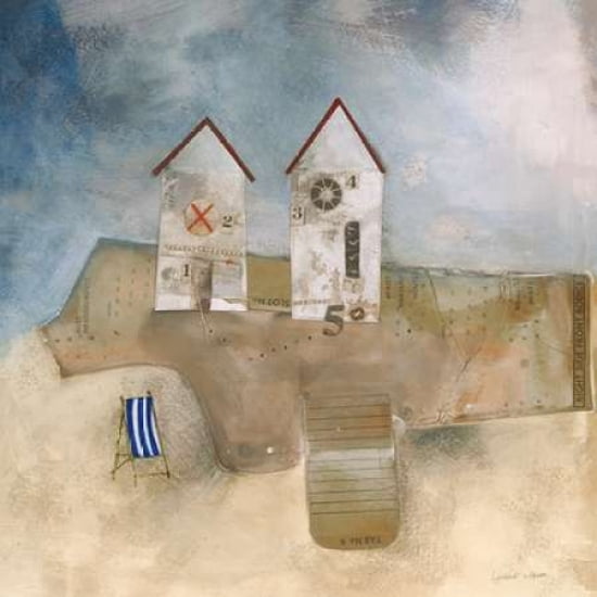 The Deck Chair Canvas Art - Louise OHara (24 x 24)