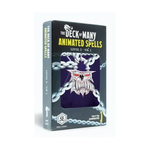 The Deck of Many Animated Spells: Level 2 Vol 1 (D&D 5E Compatible)