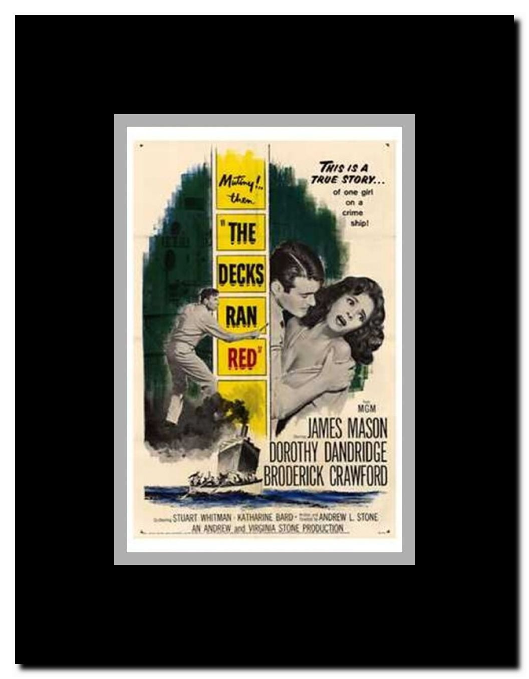The Decks Ran Red Framed Movie Poster