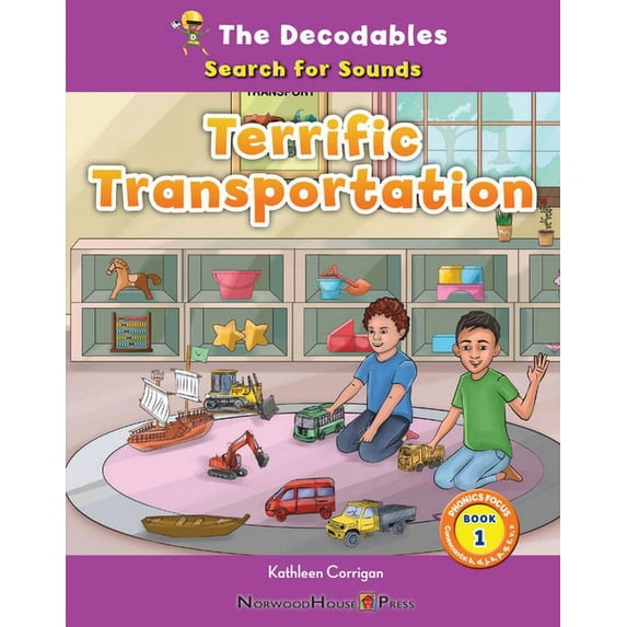 The Decodables: Search for Sounds: Terrific Transportation (Paperback)