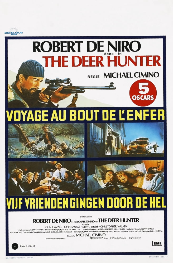 The Deer Hunter Canvas Art - (24 x 36)