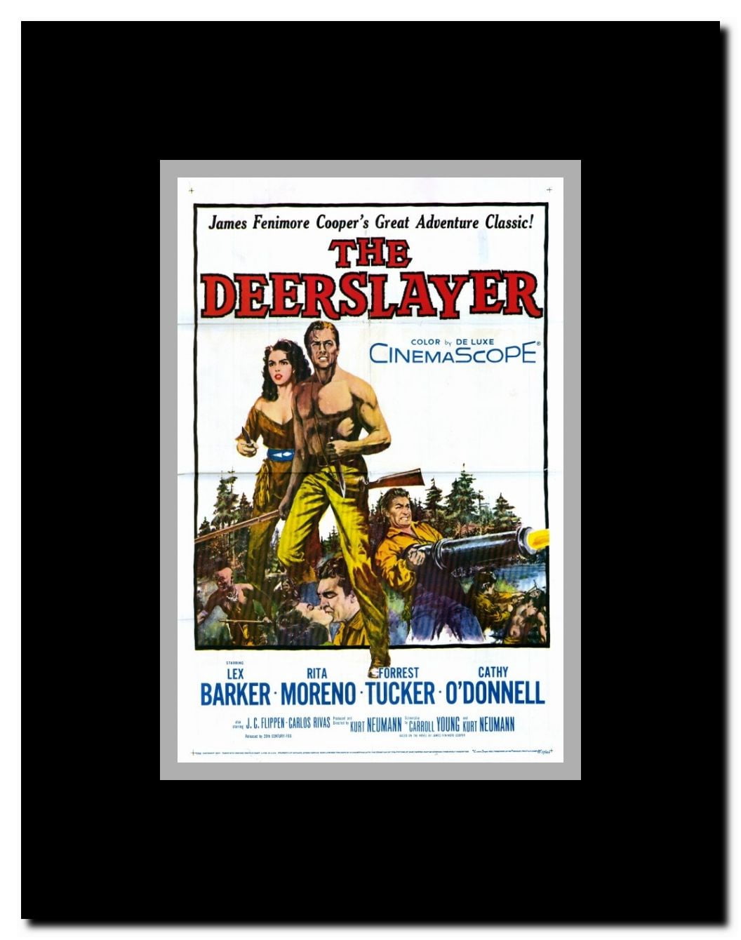 The Deerslayer Framed Movie Poster