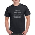 thumbnail image 1 of The Definition Of Hero Men T-Shirt, Male Small, 1 of 4