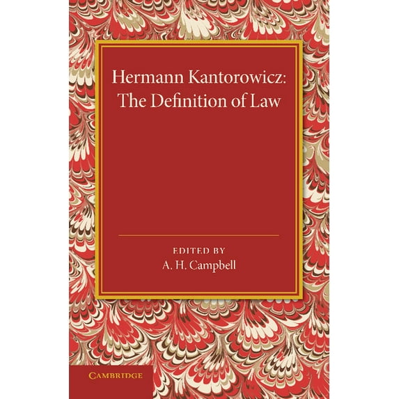 The Definition of Law, (Paperback)