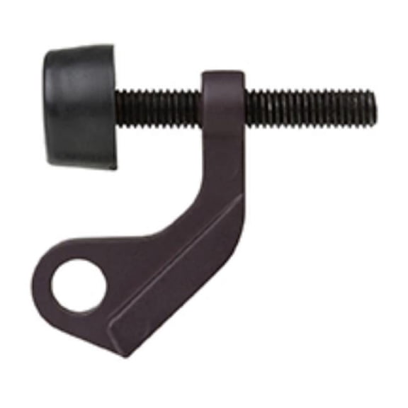 The Delaney 402196 Door Saver Hinge Stop, Black