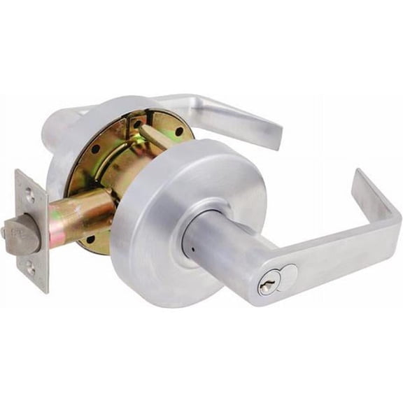The Delaney PB500EVCTUS2 6D Entry Lever Satin, Chrome