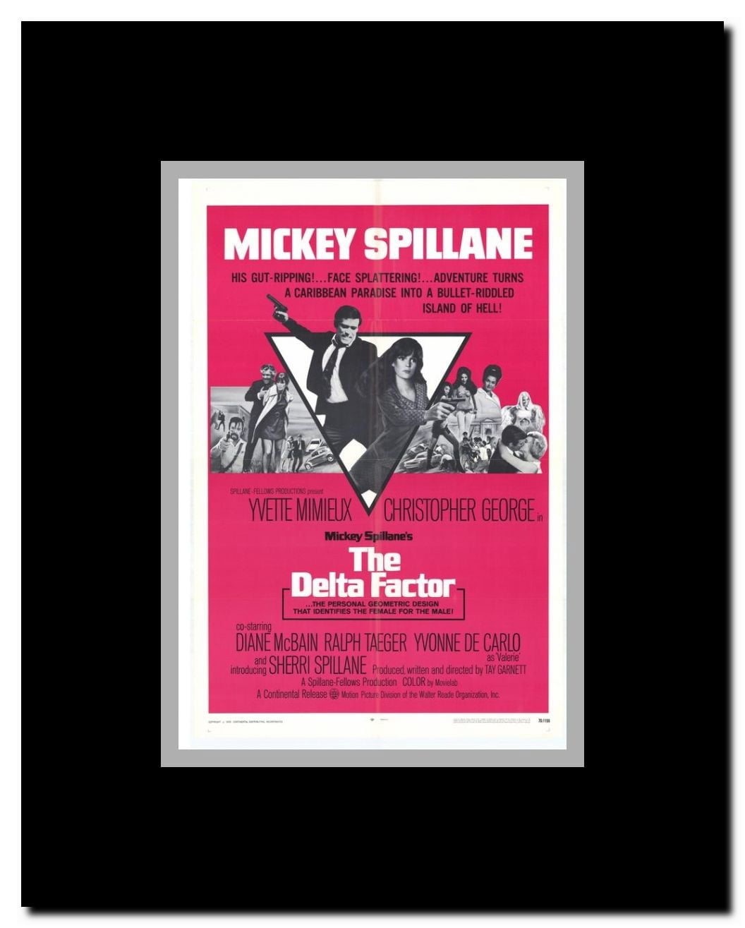 The Delta Factor Framed Movie Poster