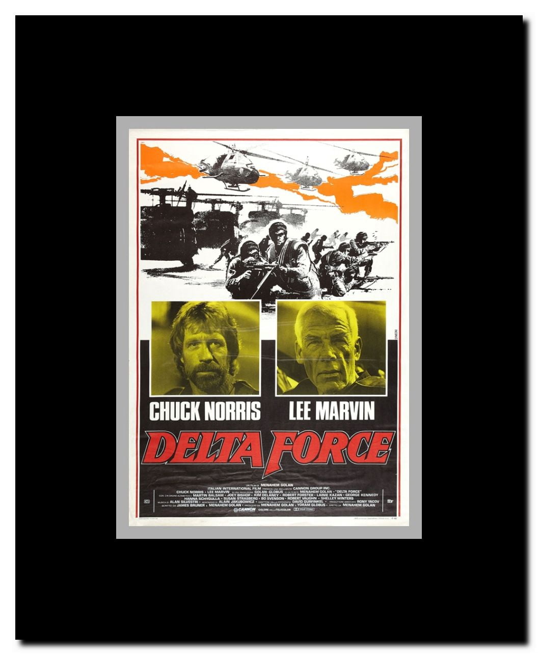 The Delta Force Framed Movie Poster