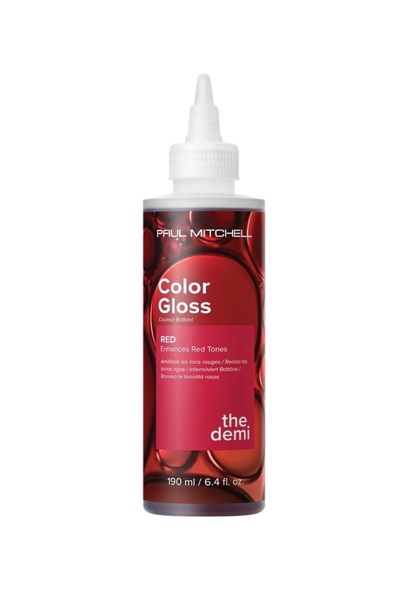 The Demi Color Gloss, Red, 6.4 oz.