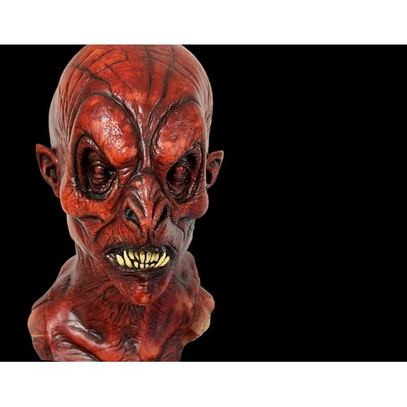 The Demon Lord Red Variant - Lord Grimley's Manor Halloween Adult Unisex Latex Full Mask