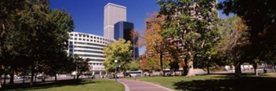 The Denver Post Building Denver Colorado USA Canvas Art - Panoramic Images (24 x 14)
