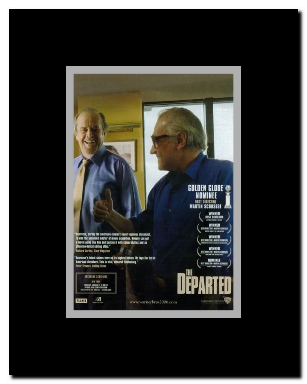 The Departed Framed Movie Poster